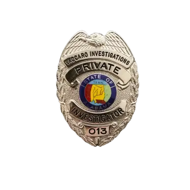 Vaccaro Investigations Private Investigator badge